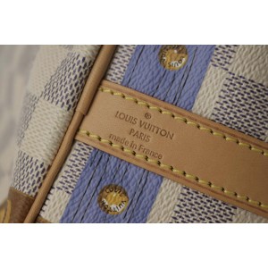 Louis Vuitton Limited Rare Damier Azur Summer Trunks Speedy Bandouliere 30 8LK1127