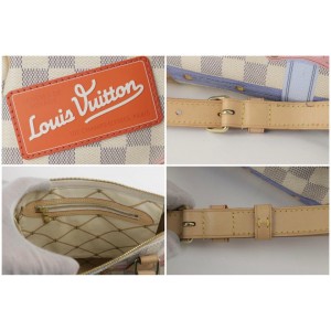 Louis Vuitton Limited Rare Damier Azur Summer Trunks Speedy Bandouliere 30 8LK1127