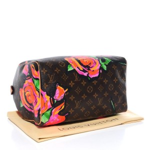 Louis Vuitton Stephen Sprouse Monogram Roses Speedy 30 Bag - Farfetch