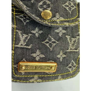 Louis Vuitton Ultra Rare Grey Monogram Denim Patchwork Speedy 30 861838