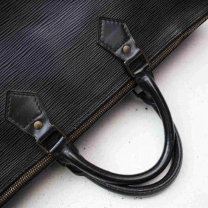 Louis Vuitton Black Epi Leather Noir Speedy 40 GM Large XL 855262