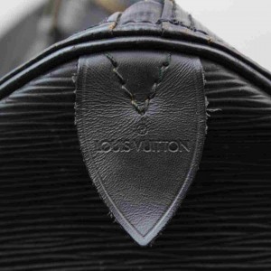 Louis Vuitton Black Epi Noir Speedy 40 GM Large XL 860262