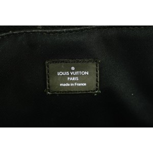 Louis Vuitton Black Monogram Eclipse Steamer Backpack 624lvs316