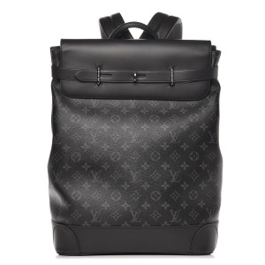 Louis Vuitton Rare Limited Black Monogram Eclipse Steamer Backpack  860897