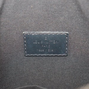 Louis Vuitton Grey-Blue Monogram Vernis Mat Sutter Zip Hobo Shoulder bag 862674