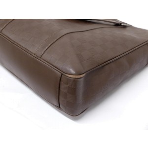 Louis Vuitton Brown Damier Infini Leather Tadao Tote 237869
