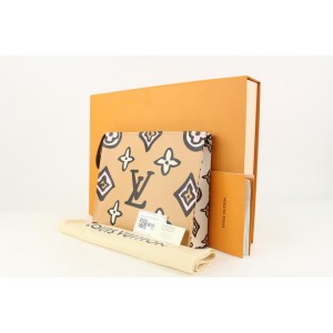Louis Vuitton Caramel Monogram Wild at Heart Toiletry Pouch 26 Cosmetic Bag  1118lv33