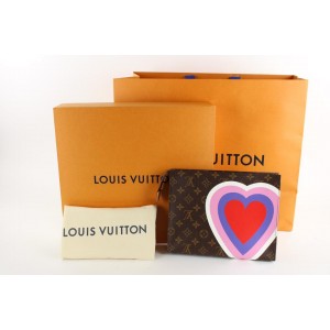 Louis Vuitton Game On Monogram Heart Toiletry Pouch 26 Poche Toilette Bag 18LVS1210