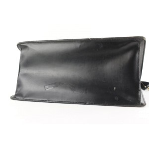 Louis Vuitton Black Epi Leather Noir Riviera Vanity Tote Bag w Luggage Tag 33lvs121