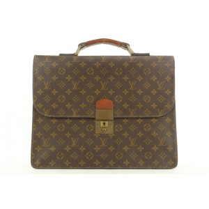 Louis Vuitton Ultra Rare Monogram Serviette Conseiller Briefcase Attache 291lvs217