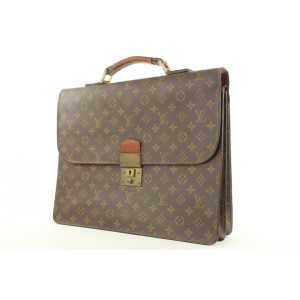 Louis Vuitton Ultra Rare Monogram Serviette Conseiller Briefcase Attache 291lvs217