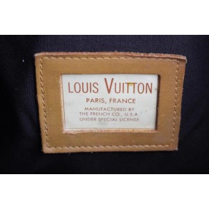 Louis Vuitton (Ultra Rare) Monogram Vintage 871465 Brown Coated Canvas  Weekend/Travel Bag, Louis Vuitton