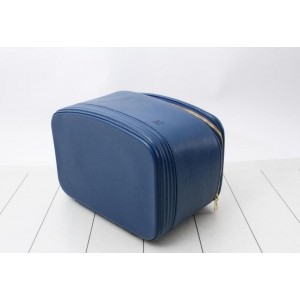 Louis Vuitton Blue Epi Toledo Nice Vanity Case with Strap 860761