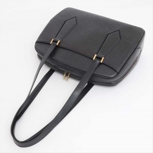 Louis+Vuitton+Voltaire+Shoulder+Bag+One+Size+Black+Leather for