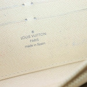 Louis Vuitton Damier Azur Zippy Wallet Long Zip Around 861006