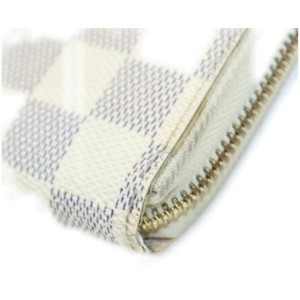 Louis Vuitton Damier Azur Zippy Wallet Long Zip Around 861006