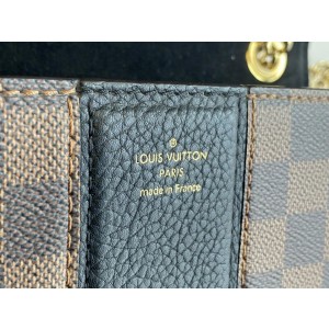 Louis Vuitton Wight Damier Ebene Chain Flap 1la422 Brown Coated Canvas  Cross Body Bag, Louis Vuitton