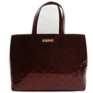 Louis Vuitton - Wilshire MM Vernis Leather Amarante