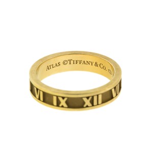 Tiffany & Co. 18k Yellow Gold Atlas Ring