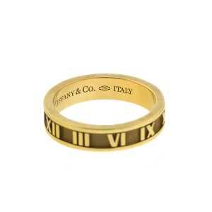 Tiffany & Co. 18k Yellow Gold Atlas Ring