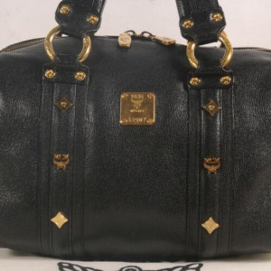 Mcm Women's Boston Leather Handbag