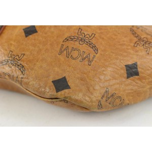 MCM Cognac Monogram Visetos Bum Bag Belt Bag Fanny Pack 927mcm41