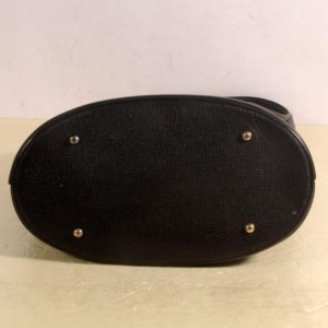 Mcm Bucket Studded 869331 Black Leather Tote