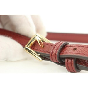 Michael Kors Red Leather Jet Set Travel Crossbody Chain Bag 26mk114