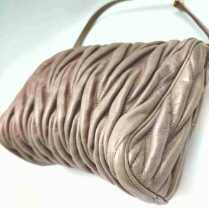 Miu Miu Quilted Pink Cinch Shoulder Bag 860066
