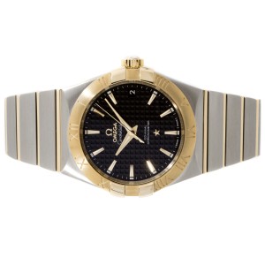 Omega Constellation 123.20.38.21.01.002 Stainless Steel & 18K Yellow Gold Mens Watch