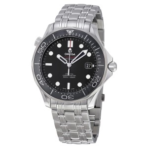 Omega Seamaster Black Dial Automatic Steel Men's Watch