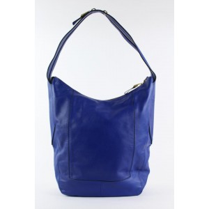 Pour La Victoire Blue Leather Hobo Bag 3PV1218