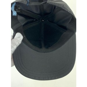 Prada 1hc274 Black Tessuto Nylon Baseball Cap Hat  861339