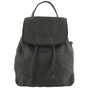 Prada Black Nylon Tessuto Mini Backpack 823pr47