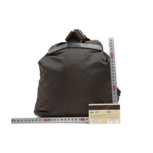 Prada Brown Tessuto Nylon Twin Pocket Backpack 863258