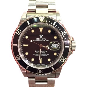 Rolex Submariner 16610 40mm Stainless Steel Black Dial Watch