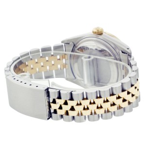 Rolex Datejust 16013 36mm Stainless Steel Yellow Gold Diamond Watch