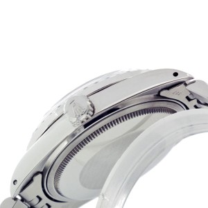 Rolex Datejust 16014 36mm Chocolate Diamond Ruby Stainless Steel Watch