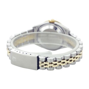 Rolex Datejust 69173 26mm Mop Diamond Emerald Two-Tone Watch