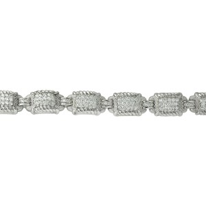 Judith Ripka 18K Gold 8.00 Carats Diamond Bracelet