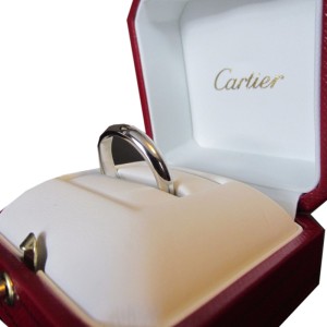 Cartier Platinum Wedding Band Size 11