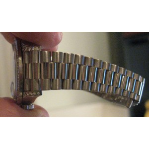 Rolex 69159 Ladies 18K White Gold  MOP Dial Diamonds Watch