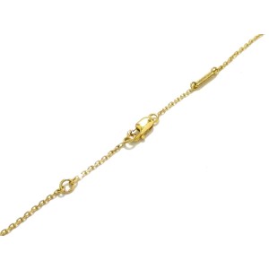 Van Cleef & Arpels 18K Yellow Gold Mother of Pearl Sweet Alhambra Necklace