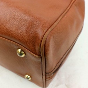 Saint Laurent Duffle Ysl Luggage 870874 Brown Leather Weekend/Travel Bag