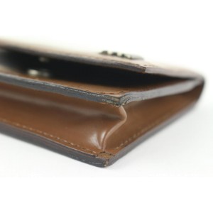 Salvatore Ferragamo Brown Leather Wallet 600sal315