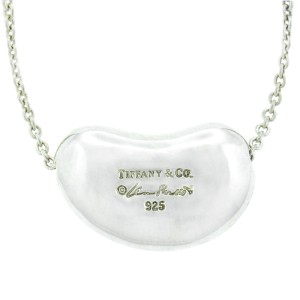 Tiffany & Co. Elsa Peretti Sterling Silver Large Bean Necklace
