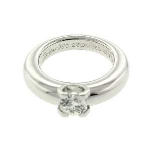 Cartier 18k White Gold Diamond Engagement Ring