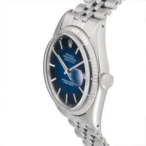 Rolex Datejust 1601 Stainless Steel Blue Dial 36mm Mens Watch