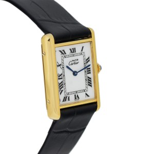 Cartier Tank Argent Gold Plated Watch