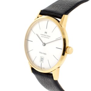 Hamilton Intra-matic Gold Plated Watch Mens Watch